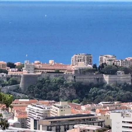 Daire Monaco Sunset T3 Avec Garage Vue Imprenable Beausoleil