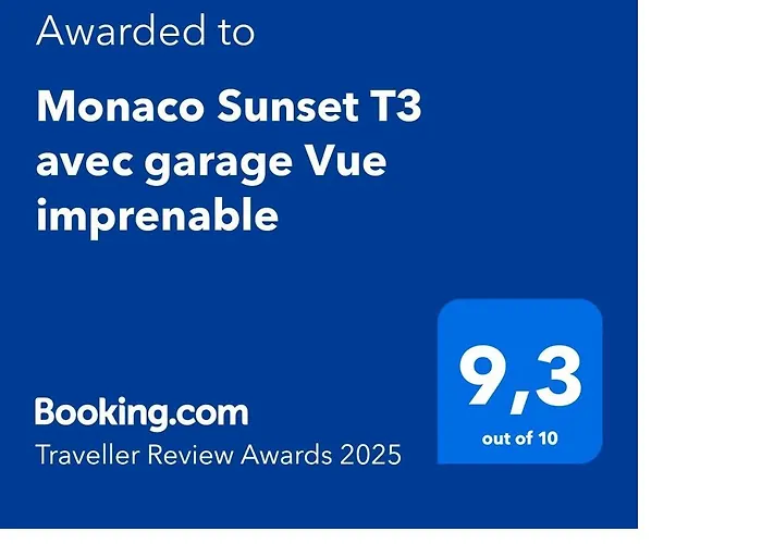 Monaco Sunset T3 Avec Garage Vue Imprenable Apartment *